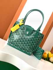 Uubags | Goyard Anjou Mini bag in green 20x10x20cm - 3