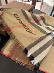 Uubags | Check Wool Scarf In Brown 200x90cm - 3