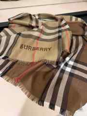 Uubags | Check Wool Scarf In Brown 200x90cm - 2