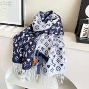 Uubags | Louis Vuitton M77640 Game On Scarf In Blue 45x195cm - 6