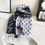 Uubags | Louis Vuitton MP2907 Game On Scarf In Black 45x195cm - 4