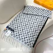 Uubags | Louis Vuitton MP2907 Game On Scarf In Black 45x195cm - 3