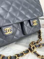 Uubags | Chanel 24a handle bag grey 25x5x18cm - 2