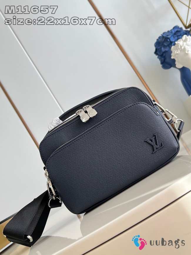 Uubags | Louis Vuitton M11657 Avenue Messenger Bag Blue 15.5x7.5x22.5cm - 1