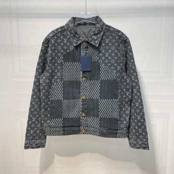 Uubags | Louis Vuitton Nigo Giant Damier Waves Monogram Denim Jacket