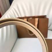 Uubags | Burberry Leather Rocking Horse Belt In Beige 2.5cm - 6