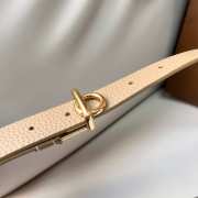 Uubags | Burberry Leather Rocking Horse Belt In Beige 2.5cm - 5