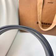 Uubags | Burberry Leather Rocking Horse Belt In Black 2.5cm with Gold Buckle - 6