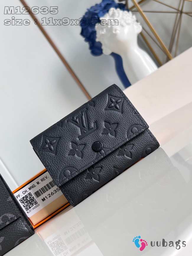 Uubags | Louis Vuitton M58456 Business Card Wallet In Black 10.5x8x1cm - 1