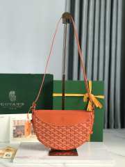 Uubags | Goyard Hirondelle bag in orange 25x6x17cm - 1