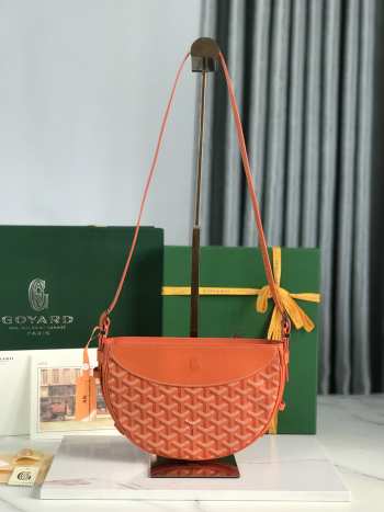 Uubags | Goyard Hirondelle bag in orange 25x6x17cm