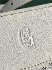 Uubags | Goyard Hirondelle bag in white 25x6x17cm - 3