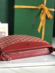 Uubags | Goyard Hirondelle bag in red 25x6x17cm - 6