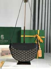 Uubags | Goyard Hirondelle bag in black 25x6x17cm - 1