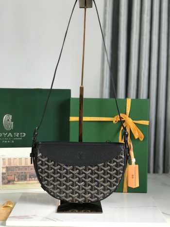 Uubags | Goyard Hirondelle bag in black 25x6x17cm