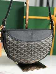 Uubags | Goyard Hirondelle bag in black 25x6x17cm - 6