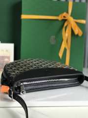 Uubags | Goyard Hirondelle bag in black 25x6x17cm - 4