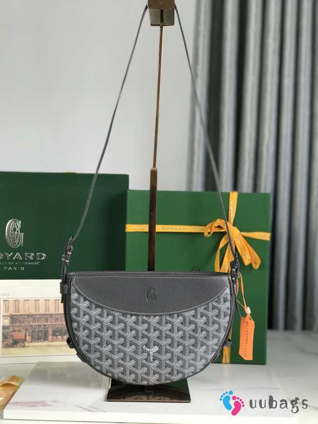 Uubags | Goyard Hirondelle bag in grey 25x6x17cm - 1