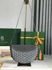 Uubags | Goyard Hirondelle bag in grey 25x6x17cm - 1