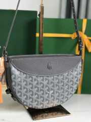 Uubags | Goyard Hirondelle bag in grey 25x6x17cm - 6