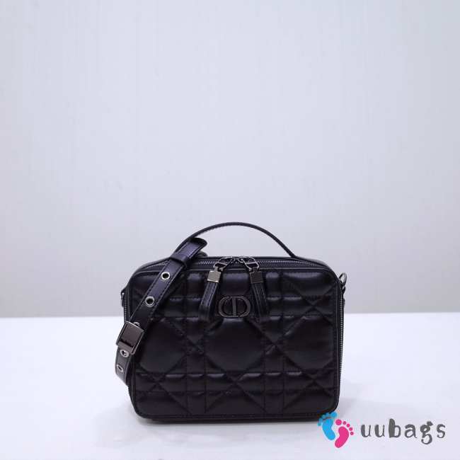 Uubags | Dior 30 Montaigne Box Bag Black 19.5x15x6cm - 1