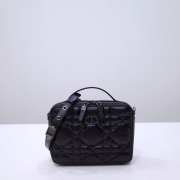 Uubags | Dior 30 Montaigne Box Bag Black 19.5x15x6cm - 1