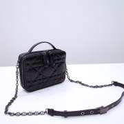 Uubags | Dior 30 Montaigne Box Bag Black 19.5x15x6cm - 4