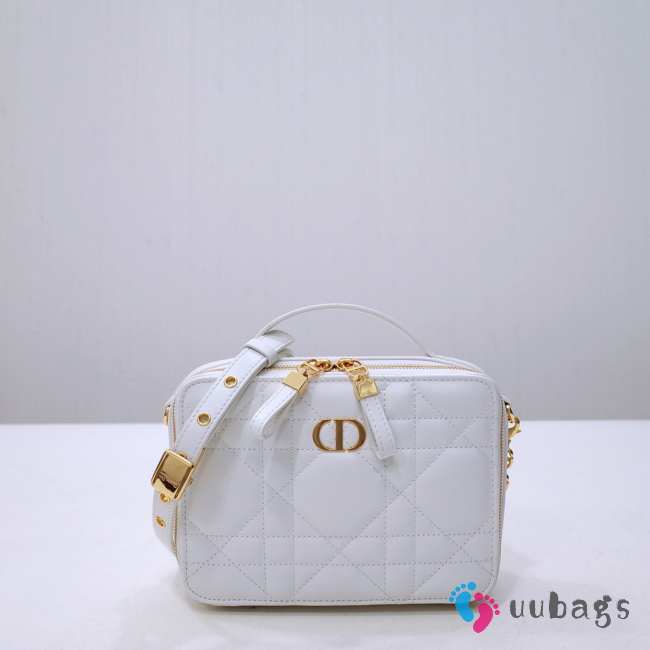 Uubags | Dior 30 Montaigne Box Bag White 19.5x15x6cm - 1