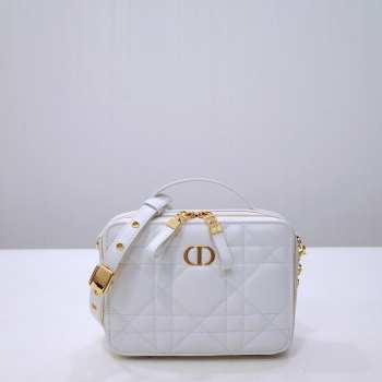 Uubags | Dior 30 Montaigne Box Bag White 19.5x15x6cm