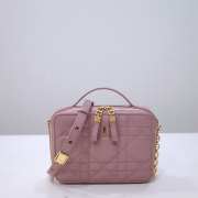 Uubags | Dior 30 Montaigne Box Bag Pink 19.5x15x6cm - 1