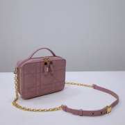 Uubags | Dior 30 Montaigne Box Bag Pink 19.5x15x6cm - 6