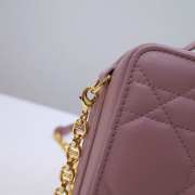 Uubags | Dior 30 Montaigne Box Bag Pink 19.5x15x6cm - 5