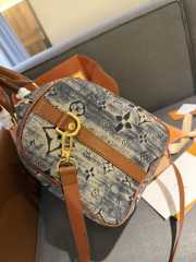 Uubags | Louis Vuitton Speedy Bag Denim 25x19x15cm - 5