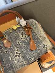 Uubags | Louis Vuitton Speedy Bag Denim 25x19x15cm - 2