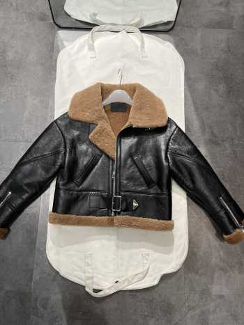 Uubags | Prada cropped shearling jacket 