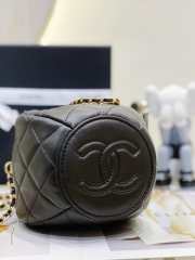 Uubags | Chanel 23s Spring and Summer Small Lucky Bag In Black 10x11x10cm - 5