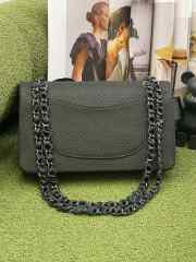 Uubags | Chanel 22C black camellia flap bag 25cm - 6