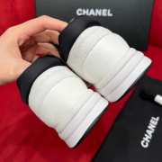 Uubags | Chanel Suede & Calfskin Sneaker Black/white - 6