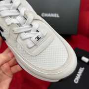 Uubags | Chanel Suede & Calfskin Sneaker Black/white - 4