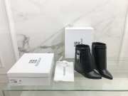 Uubags | Givenchy Shark Lock Ankle Boots In Black Leather 9cm - 6