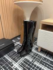 Uubags | Chanel highs boot shiny calfskin black 11cm - 1