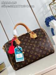 Uubags | Louis Vuitton M11945 Speedy Soft 30 Crafty Red Monogram Coated Canvas 30x21x17cm - 5