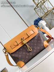 Uubags | Louis Vuitton M11533 Steamer crossbody monogram dust coated canvas bag 20x10x30cm - 1