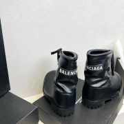 Uubags | Balenciaga Alaska Low padded boots in black lambskin leather - 3