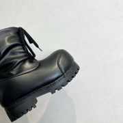 Uubags | Balenciaga Alaska Low padded boots in black lambskin leather - 5