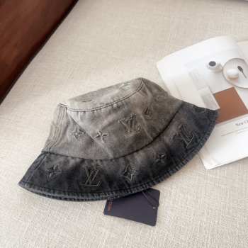 Uubags | Louis Vuitton denim bucket hat in black/blue