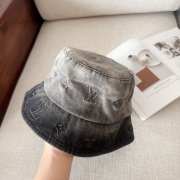 Uubags | Louis Vuitton denim bucket hat in black/blue - 5