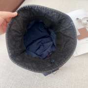 Uubags | Louis Vuitton denim bucket hat in black/blue - 4