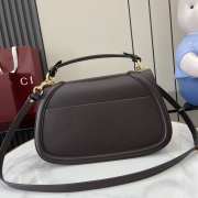 Uubags | Gucci Blondie bag dark grey smooth leather 32x17x10cm - 5