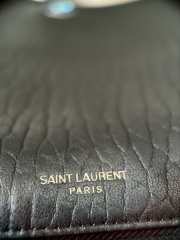 Uubags | YSL Niki in black grained lambskin bag decorated with the Cassandre 28x20x8.5cm - 5